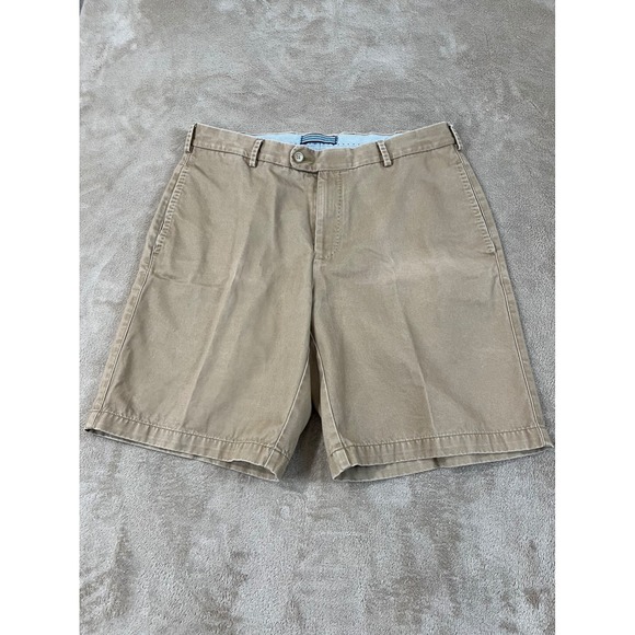 Peter Millar Other - Peter Millar Chino Shorts Men's Size 34 Khaki Pima Cotton Classic Fit EUC